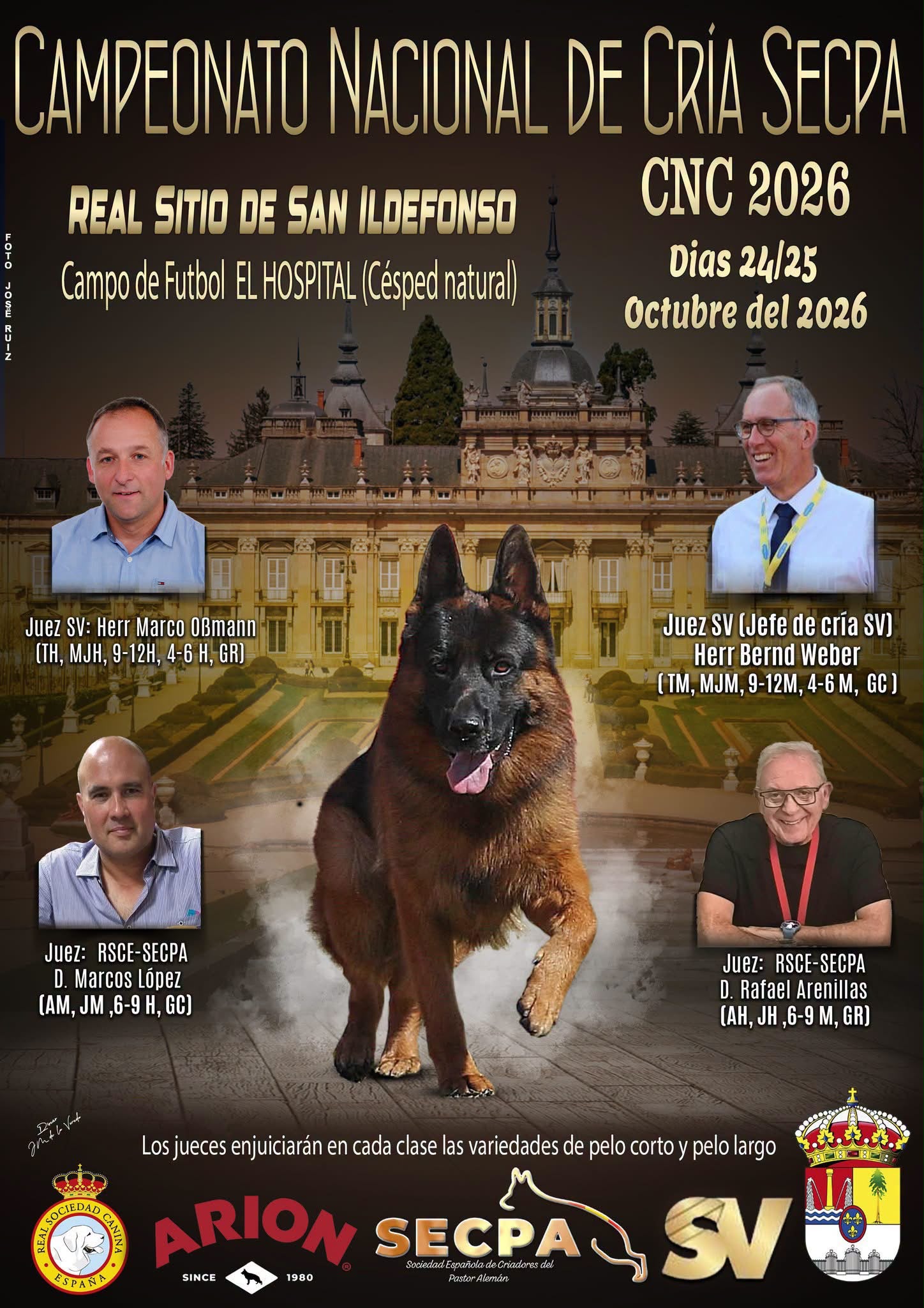 Ramvic en el Campeonato nacional Secpa 2026 Pastores Alemanes Granada